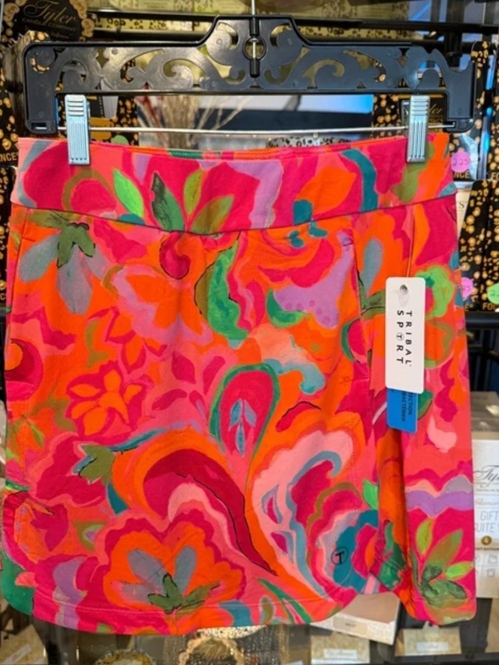 Pink Multi Floral Mini Skort